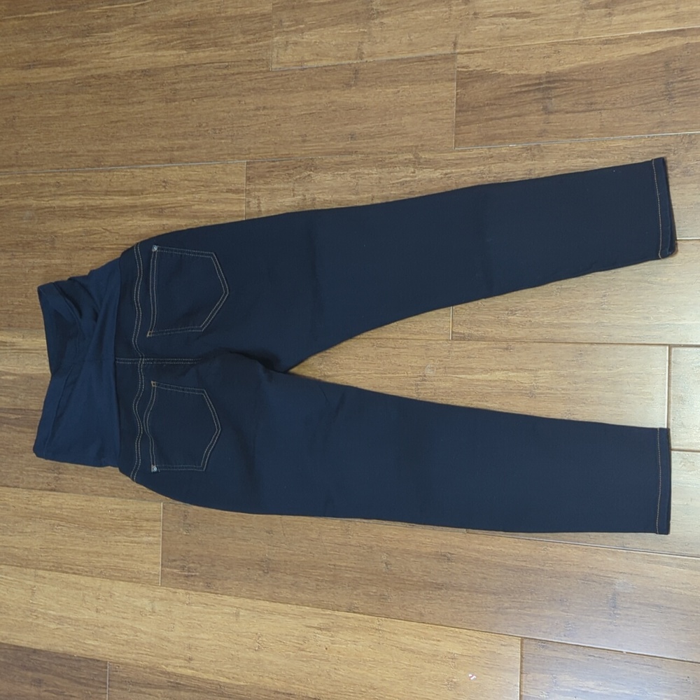 Bella Vida Maternity Dark Wash Maternity SkinnyJeans Medium - Picture 7 of 7